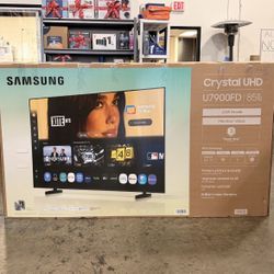 Samsung 85” Crystal UHD 2025 Version Smart TV Brand New In Box 