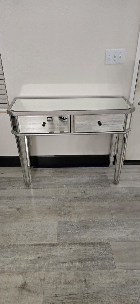 Small Mirror Entry Table
