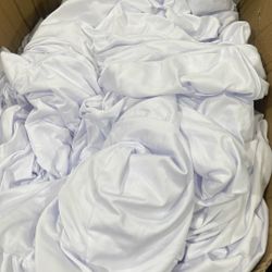 White chair covers