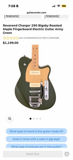 Reverend Charger 2 90 Bigsby
