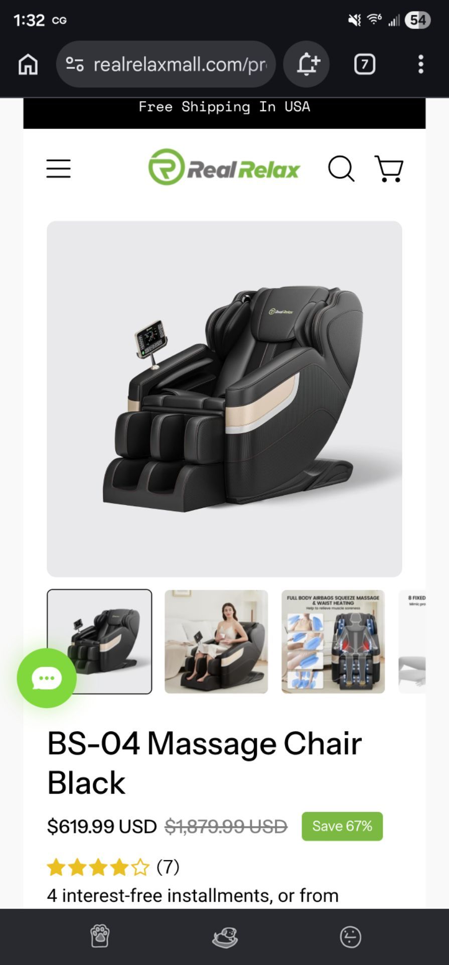 Brand New BS-04 Massage Chair