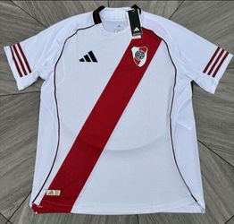 Adidas River Plate 2025/26 Home Jersey Fan Version Size Medium New With Tags