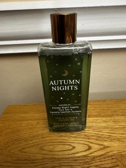 Bath & Body Works Discontinued Autumn Nights Shower Gel 8 oz