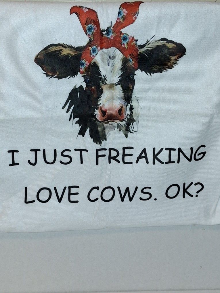 Cow Pillow Cover