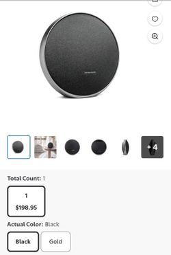 Harman Kardon Onyx Studio 9 Black Wireless Bluetooth Speaker HKOS9BLKAM