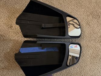 Toyota Tundra Pair Black Side Mirror Extensions