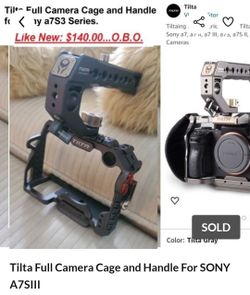 Tilta Full Camera Cage and Handle For SONY A7SIII