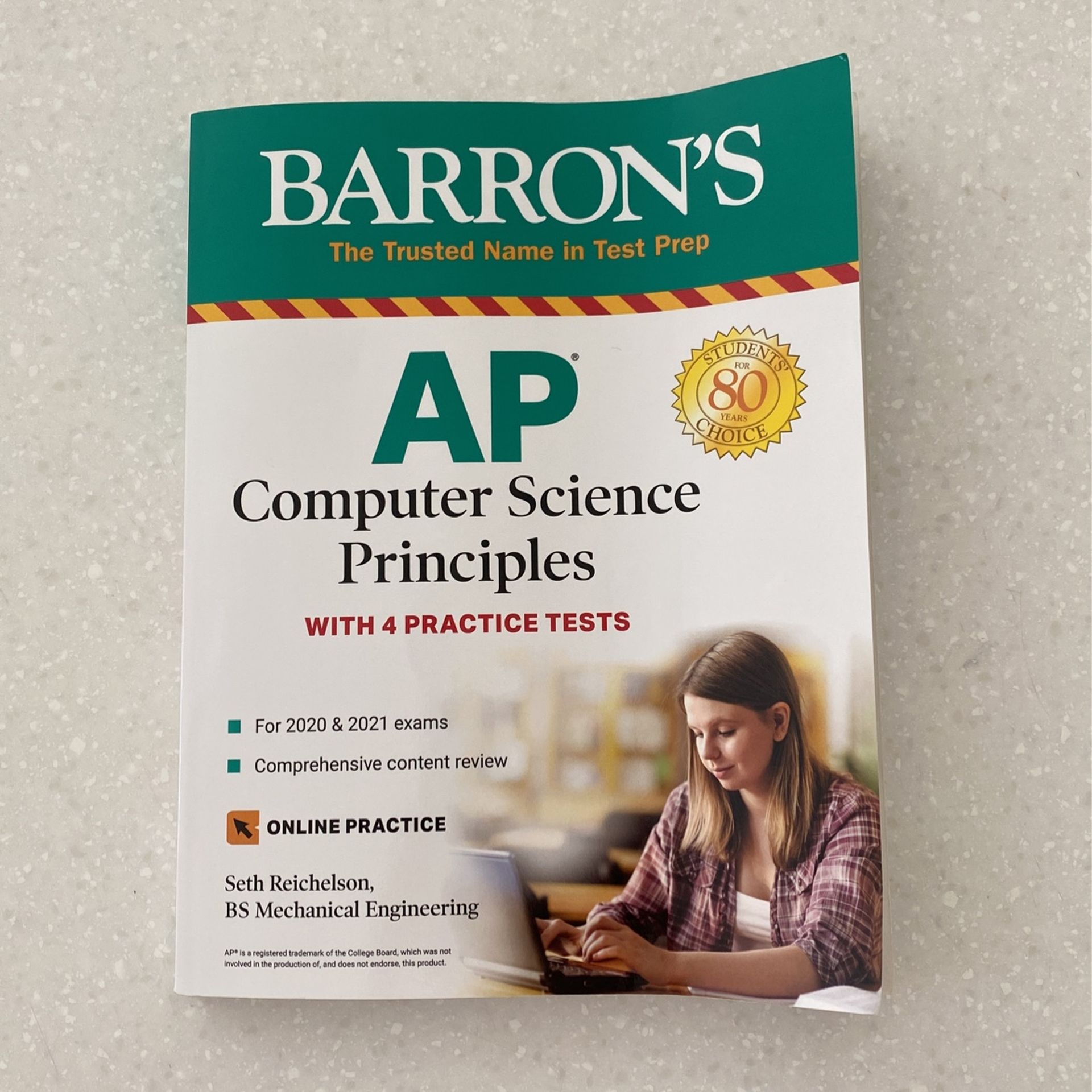 AP Computer Science Principles Test Prep Book - Never Used