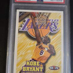 1997 97 Hoops #75 Kobe Gem Mint PSA 10