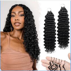 Brand new Human 16 Inch Crochet Hair Deep wave Crochet