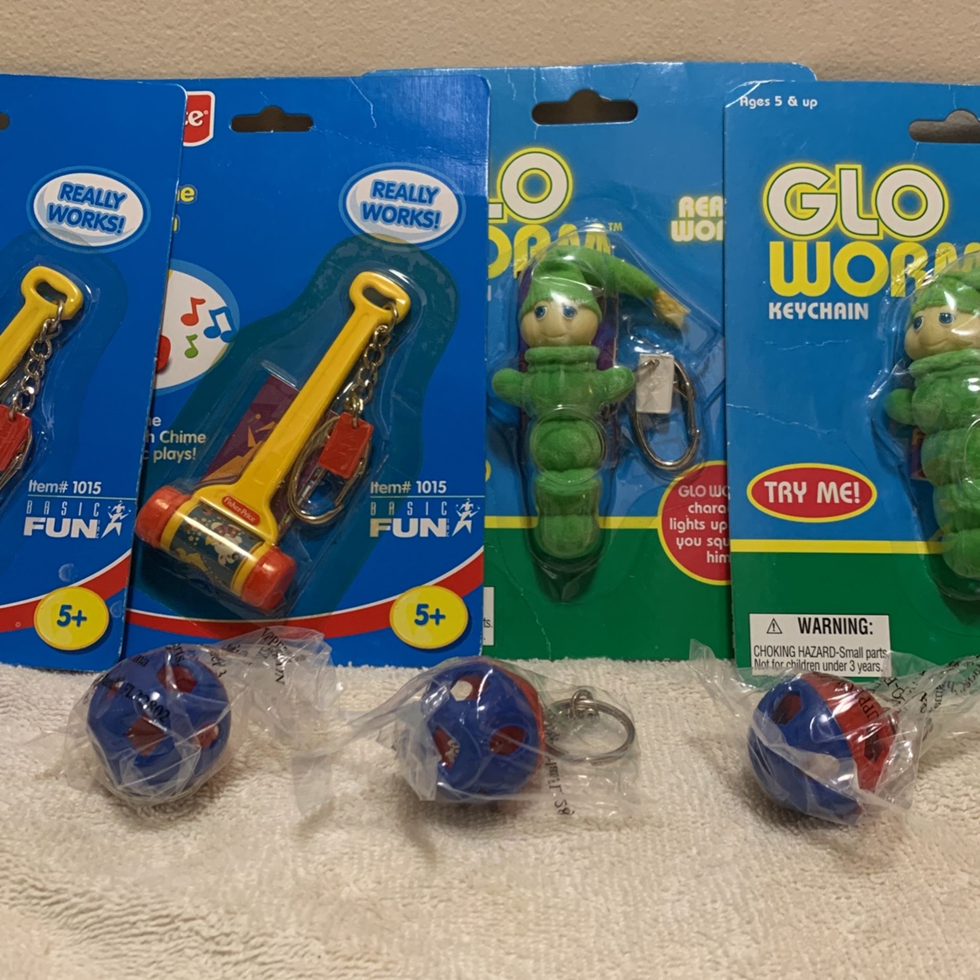 Fisher Price Vintage Toy Keychains