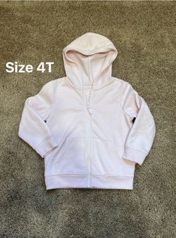 Toddler Girl Zip Up Hoodie Sweater Size 4T