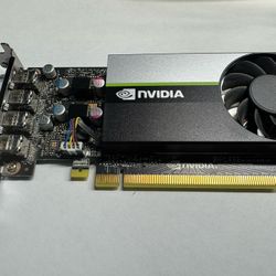 NVIDIA T600 4GB Low Profile Graphics Card 