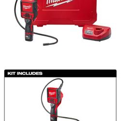 M12 12-Volt Lithium-Ion Cordless M-SPECTOR FLEX 3 ft. Inspection Camera Kit w/ (1) 1.5Ah Battery, Hard Case