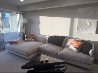 2 year old West Elm Haven sectional OG 5k
