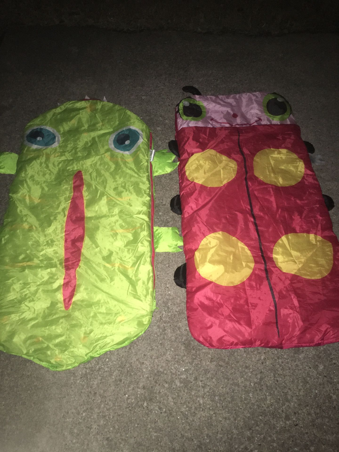 Nice kids sleeping bags both for $20