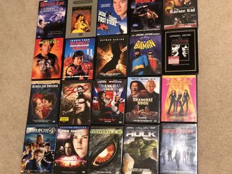 20 DVDs martial arts super hero