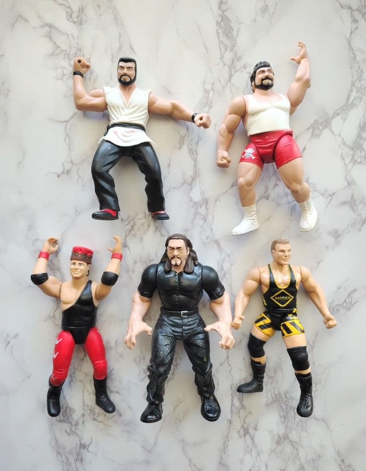 Vintage WWF Wrestling Action Figures From The '90s WOULD TRADE*