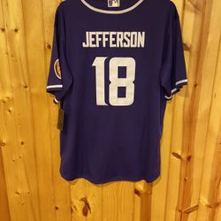 Brand New Justin Jefferson Jersey Minnesota Vikings ADULT 
