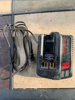 Black And Red Untested Craftsman V12/V20 Lithium Battery Charger Power Tool