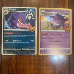 Pokemon Gengar 66/196 & 57/91 Trick-or-Trade Holo Lot of 2! NM/M 👻
