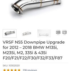 VRSF N55 Catless Downpipe