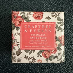 Crabtree & Evelyn Triple Milled Hand Soap 3.5oz - 2 Pack - Rosewater