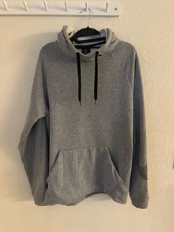 Nike, Hooded Sweatshirt, Grey, Size Medium