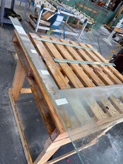 Large Clear Glass Panels And Mirrors
