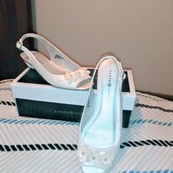 Off White Dress Flats