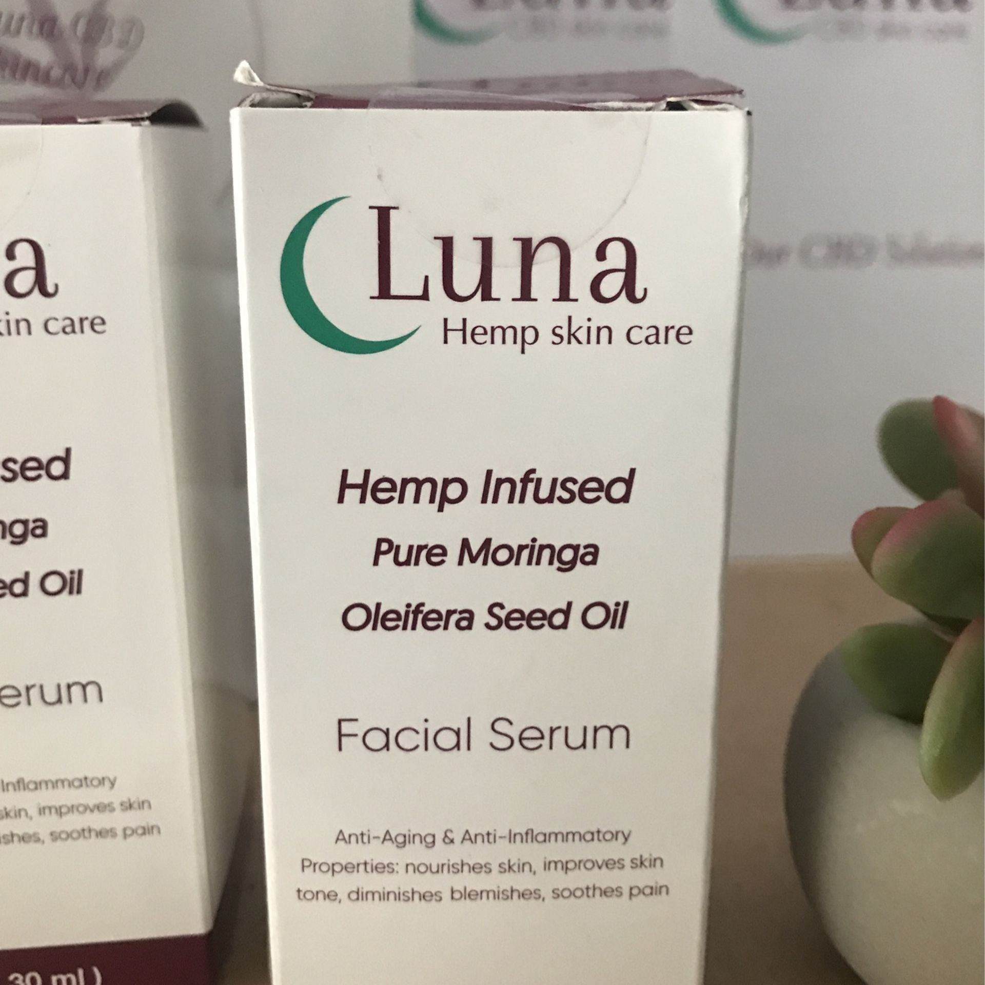 Luna Hemp Infused Skincare Products