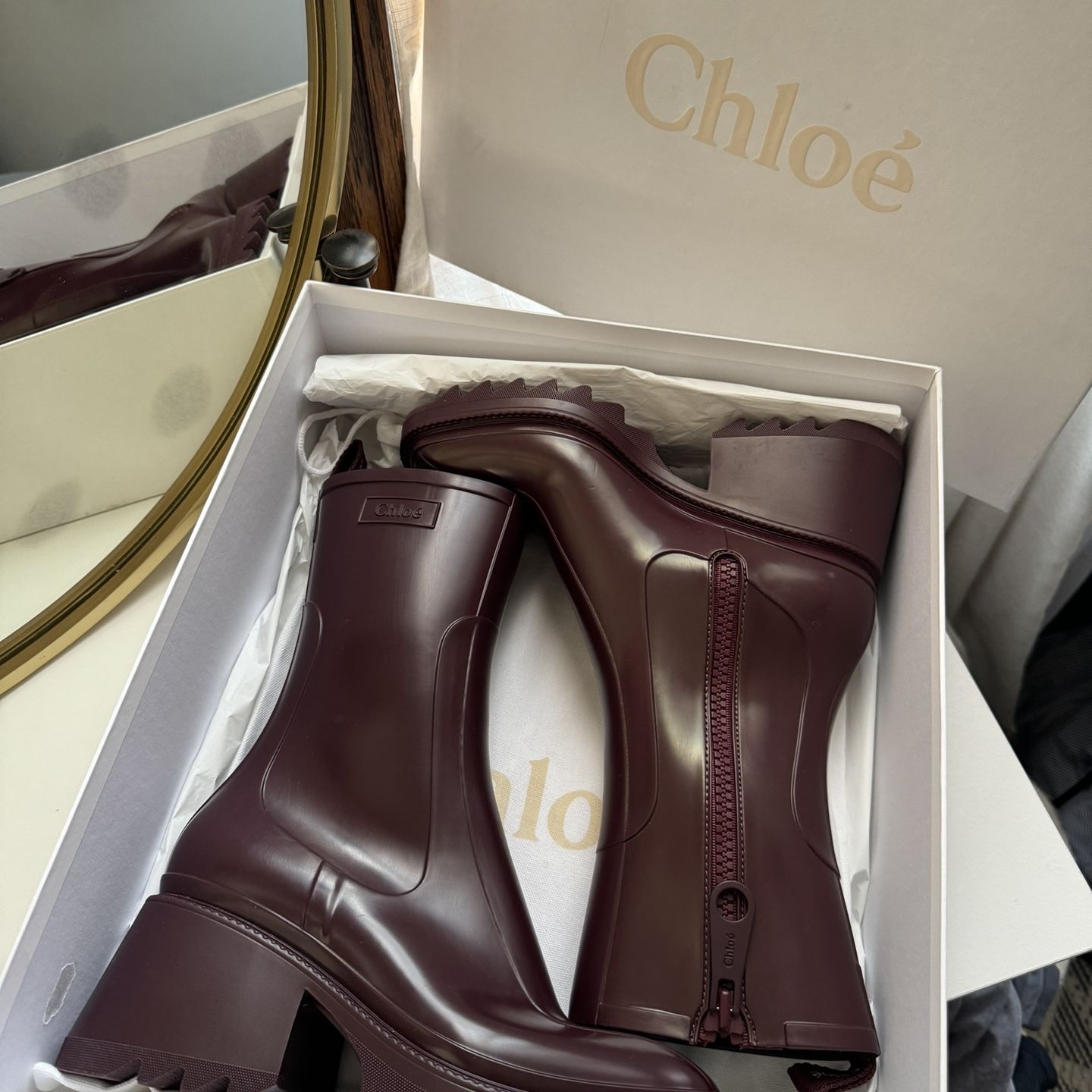 Brand New Chloé Rain Boots