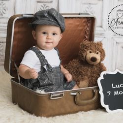 Vintage Luggage  Photography  Prop 