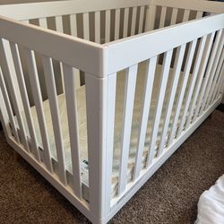 Crib and Mattress  Set