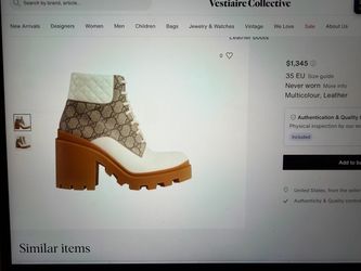 GUCCI chunky heel boots