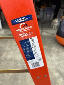 Werner 7’ A frame ladder