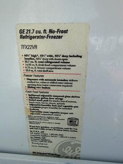 GE 27.1 cu. ft. side-by-side Refrigerator-Freezer