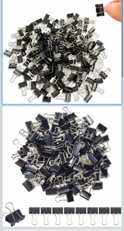240pcs Small Black Binder Clips