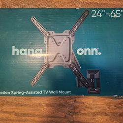 Onn full-motion spring-assisted TV wall mount