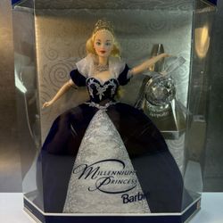 Millennium Princess Barbie doll, a special edition released by Mattel in 1999 to celebrate the year 2000. 
