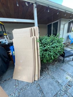 Large Corrugated Cardboard Sheets – Lot