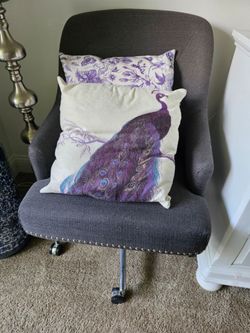 Gray office chair