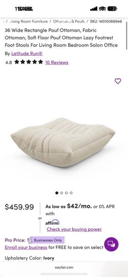 TOGO 1 SEATER AND OTTOMAN