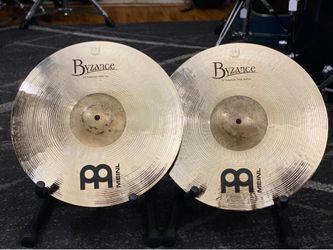 Meinl 15” Byzance Polyphonic Hi-Hat Cymbals - Brilliant