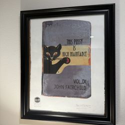 Stylish Wall Art ‘This P***y* Is High Maintenance 