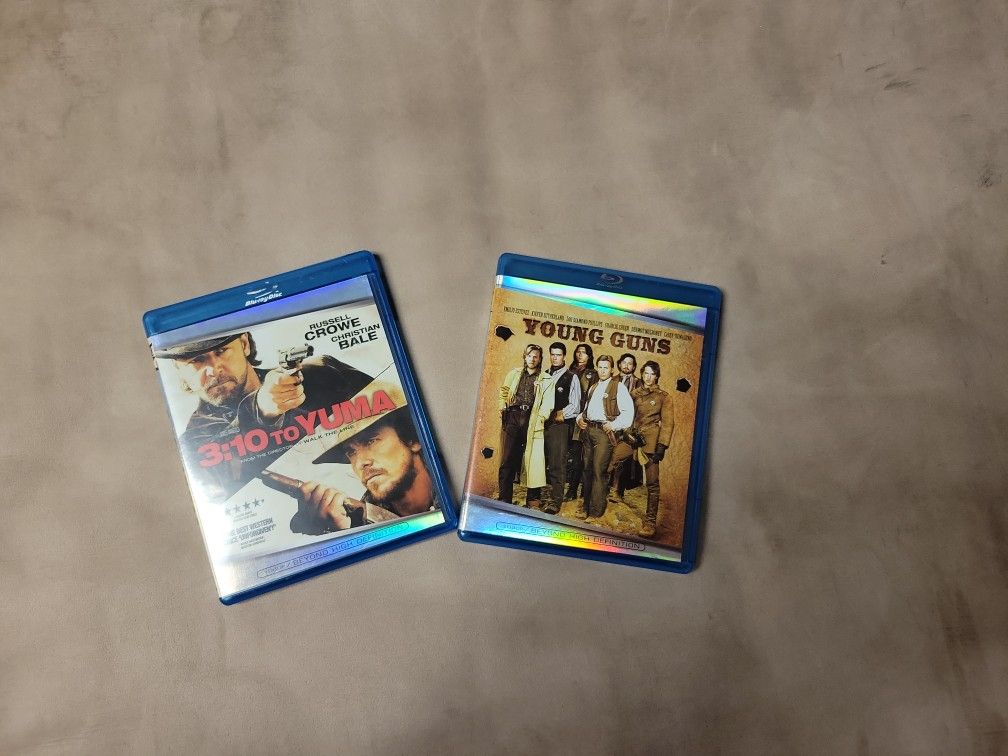 3:10 to YUMA/ Young GUNS Blueray