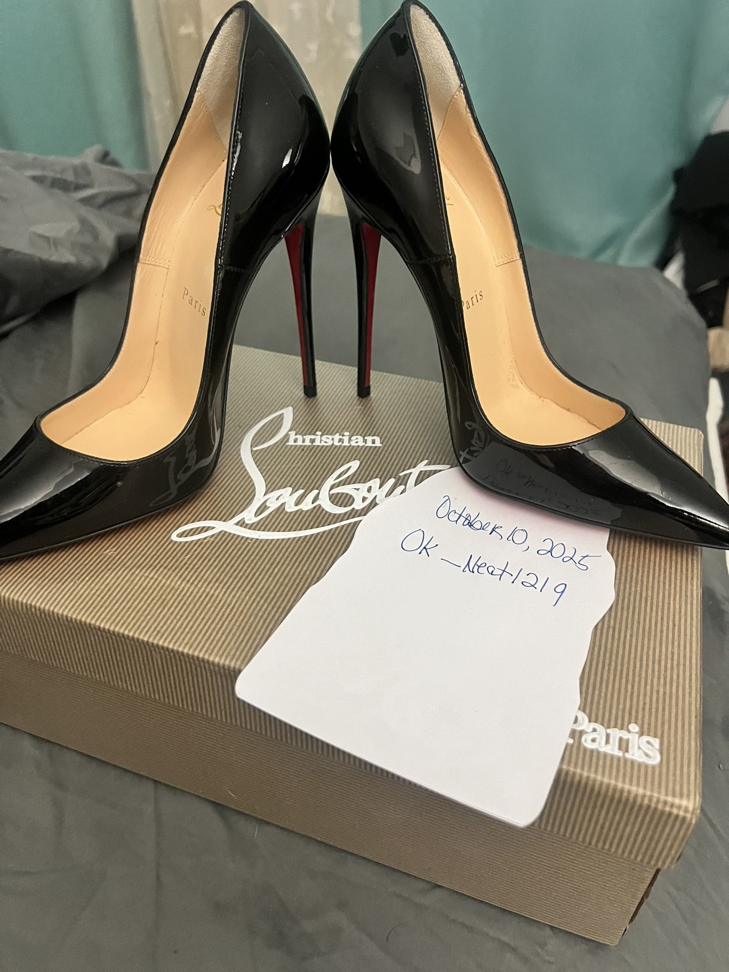BNIB Christian Louboutin 💯 Authentic KATE 100mm Heels Heels 