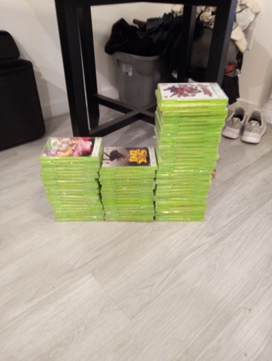 Brand New Sealed Xbox Game Cases