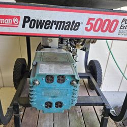 PowerMate 5000 Gas Powered Generator In Really Good Shape Starts , Runs, And Works Like A Charm Paid $300 asking $ 225 OBO