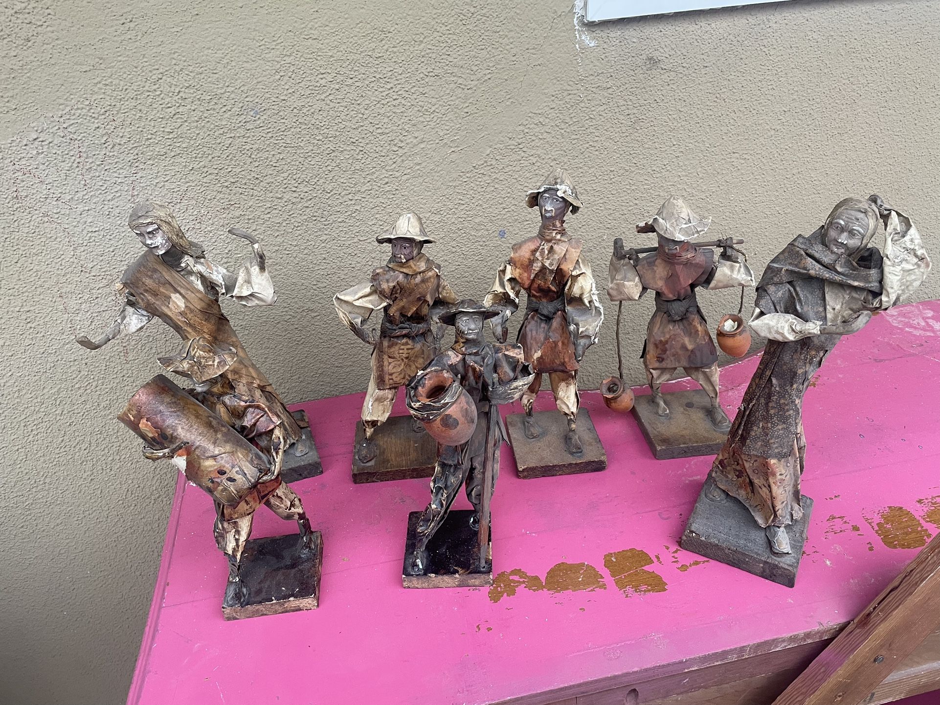 Papier-Mâché Statues